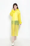 Wholesale of EVA non-disposable transparent adult raincoats for men and women, outdoor cycling electric bike rain covers and cloaks from manufacturers Specification image